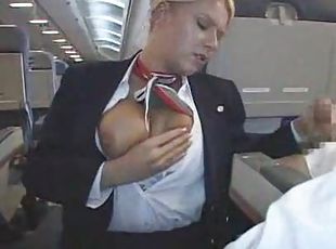Upskirt stewardess 